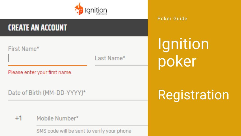 Ignition poker Just how do you sign up?